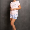 LA0008 Pijama Mujer Manga Corta Short - Imagen 3