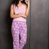 LA0009 Pijama Mujer Manga Sisa Capri - Imagen 3